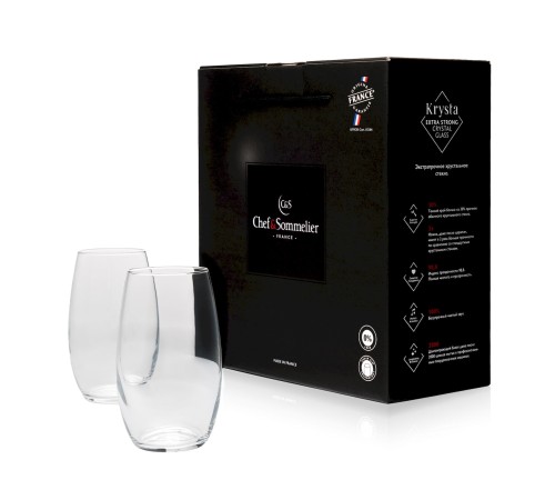 Бокалы для воды и коктейлей Chef&Sommelier Primary 400 мл. / 2 шт. в п/у.