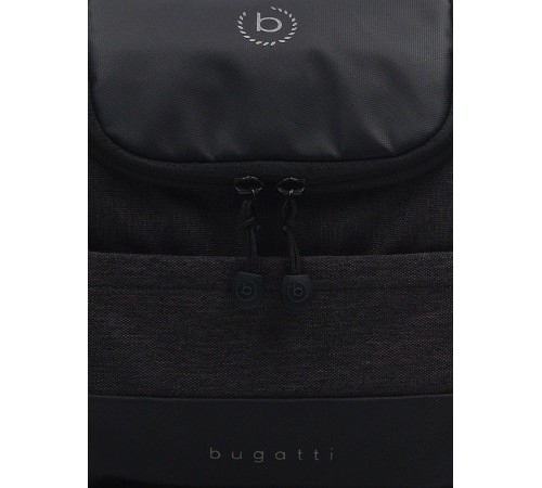 Несессер дорожный BUGATTI Universum, графитовый, полиэстер меланж/тарпаулин, 23,5х12х22,5 см, 7 л