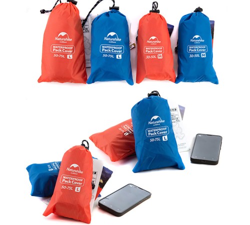 Чехол для рюкзака Naturehike NH15Y001-Z водонепроницаемый синий 30-50 L, 6927595707630