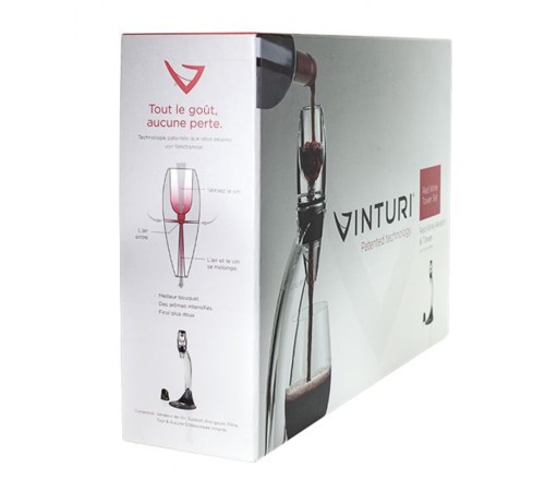 Подарочный набор с Аэратором на подставке для красного вина Vinturi Red Wine Aerator & Tower Set