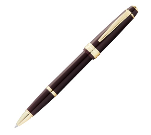 Ручка-роллер Cross Bailey Light Polished Burgundy Resin and Gold Tone