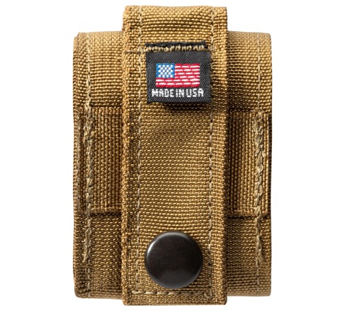 Набор ZIPPO: чёрная зажигалка Black Crackle® и коричневый нейлоновый чехол, в подарочной коробке