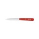 Нож столовый Opinel №113, деревянная рукоять, блистер, нержавеющая сталь, красный 003119