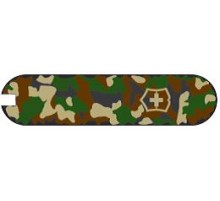 Передняя накладка для ножей VICTORINOX Classic SD (0.6223.94) 58 мм, пластиковая, зелёный камуфляж