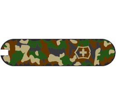 Передняя накладка для ножей VICTORINOX Classic SD (0.6223.94) 58 мм, пластиковая, зелёный камуфляж
