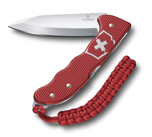 Нож охотника VICTORINOX Hunter Pro Alox 130 мм, 4 функции, с фиксатором лезвия, красный