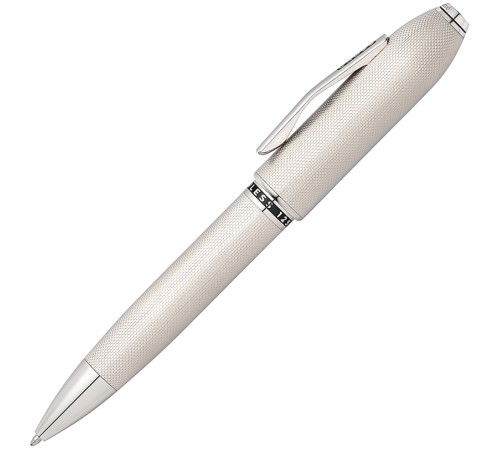 Шариковая ручка Cross Peerless 125. Цвет - матовый платиновый