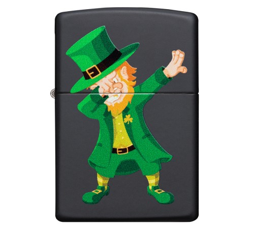 Зажигалка ZIPPO Classic с покрытием Black Matte, латунь/сталь, чёрная, матовая, 38x13x57 мм