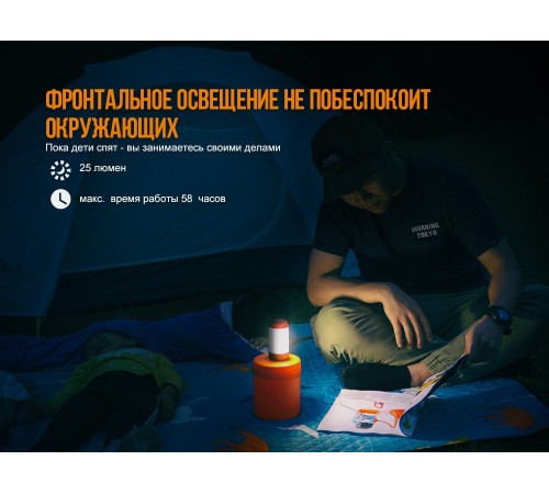 Фонарь Fenix CL26R черный, CL26Rb