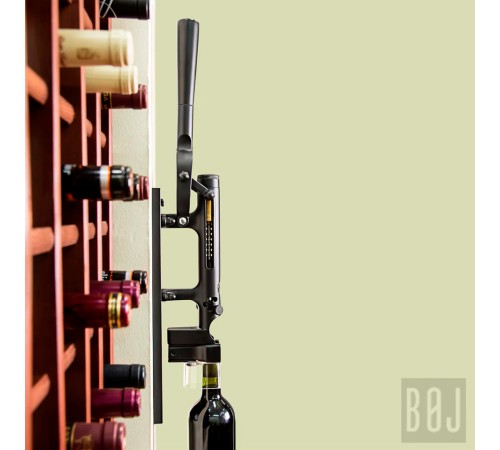 Штопор настенный для вина Boj Traditional Wall Corkscrew Black