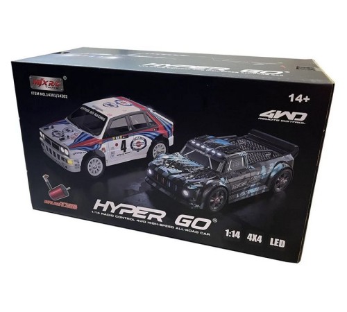 Радиоуправляемая машина для дрифта MJX Hyper Go 14301 Brushless 4WD 2.4G LED 1/14 RTR