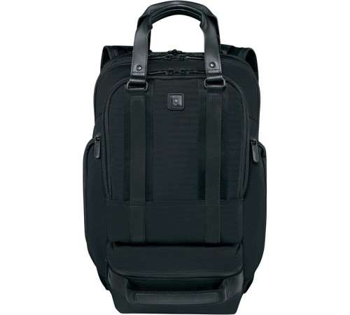 Рюкзак VICTORINOX Lexicon Professional Bellevue 15,6'', чёрный, нейлон/кожа, 30x19x46 см, 26 л