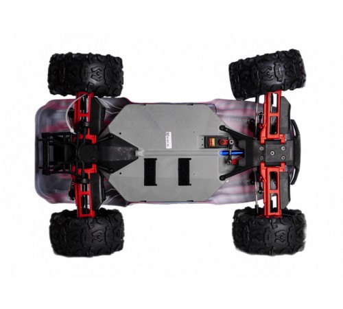 Радиоуправляемый монстр Remo Hobby Dinosaurs Master Brushless UPGRADE PLUS (красный) 4WD 2.4G 1/8 RTR