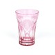Стакан TAJIMA GLASS Хризантема и веер 240 мл, золотисто-красный