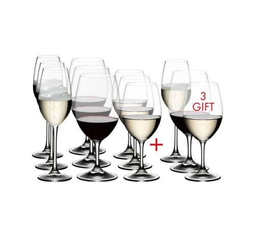 Набор бокалов для вина и шампанского Riedel Ouverture 12 шт.