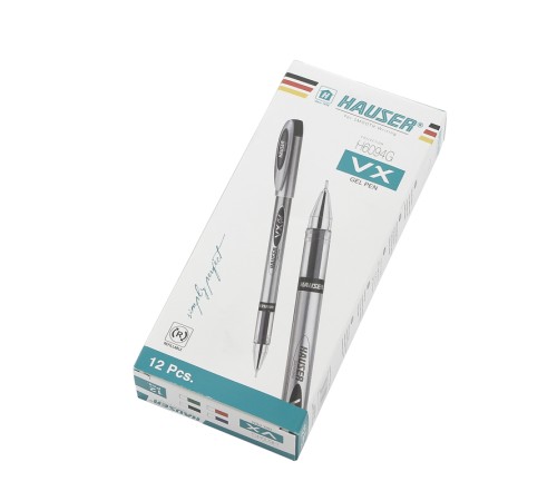 Гелевая ручка Hauser VX, пластик, цвет черный