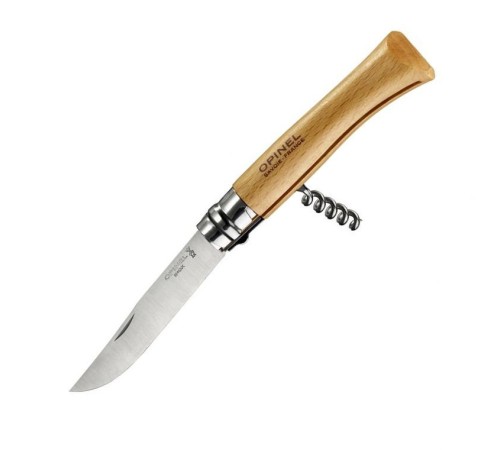 Нож Opinel №10  Corkscrew, блистер, 002144