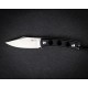 Нож SENCUT Fixed Blade Waxahachie 9Cr18MoV Steel Satin Handle G10 Black