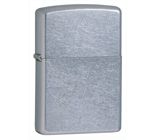 Зажигалка ZIPPO Classic с покрытием Street Chrome™, латунь/сталь, серебристая, матовая, 38x13x57 мм