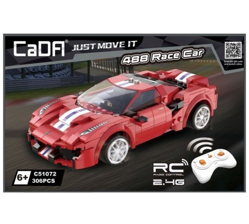Конструктор CaDA Ferrari 488 (306 деталей)