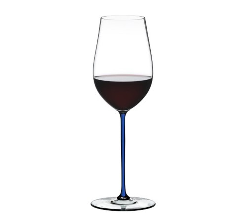 Бокал для вина универсальный Riedel Riesling/Zinfandel Fatto A Mano Dark Blue