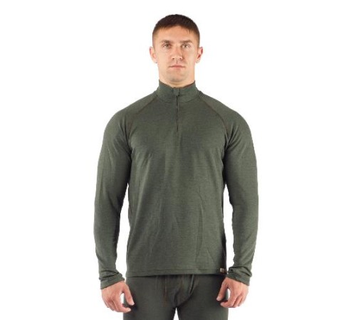 Футболка  мужская WIRY/ дл. рукав/ шерсть 260/ зеленый/ M, WIRY6262M