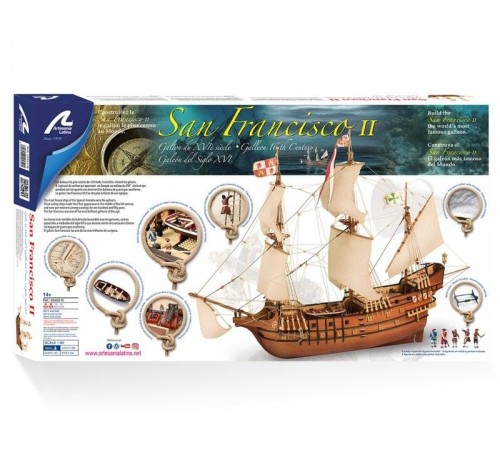 Сборная деревянная модель корабля Artesania Latina SAN FRANCISCO II NEW, 1/90