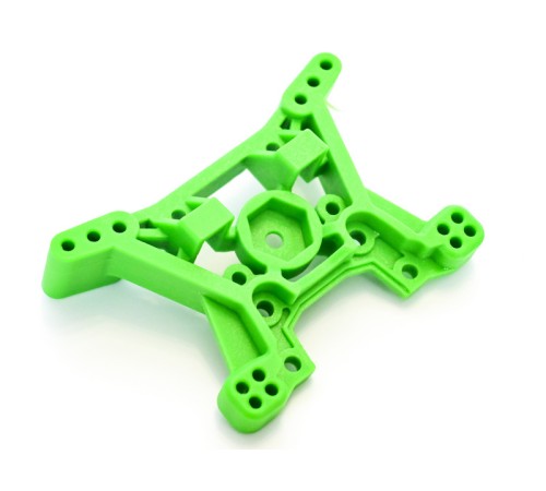 Стойка крепления передних амортизаторов  для Remo Hobby MMAX, EX3 1/10, тюнинг, зеленая