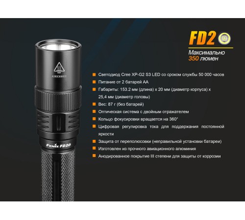Фонарь Fenix FD20