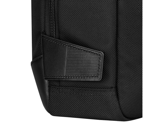 Сумка через плечо VICTORINOX Architecture Urban2 Crossbody Bag, черный, полиэстер/кожа, 22x9x28 см, 6 л