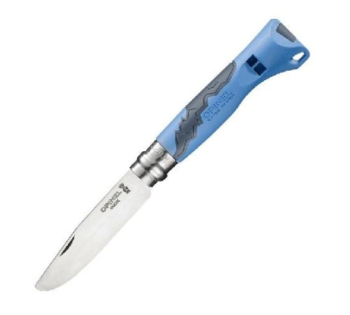 Нож Opinel №7  Outd Junior, синий, блистер, 002140