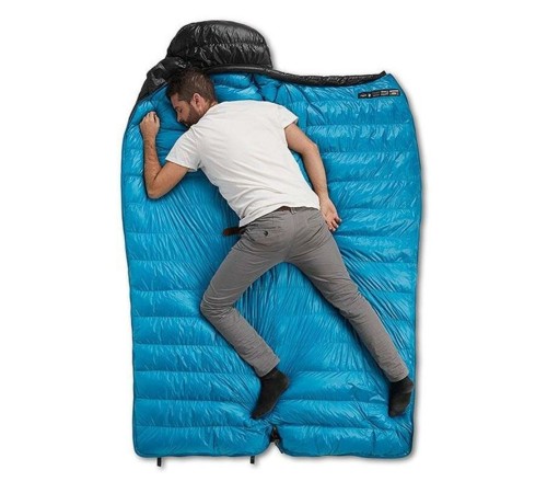 Мешок спальный  Naturehike CWZ400 NH19W400-Z с пуховым конвертом  L черный, 6927595765371