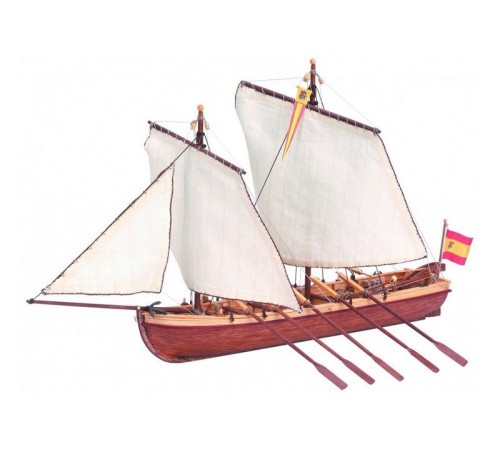 Сборная деревянная модель капитанской шлюпки корабля Artesania Latina SANTISIMA TRINIDAD, 1/50