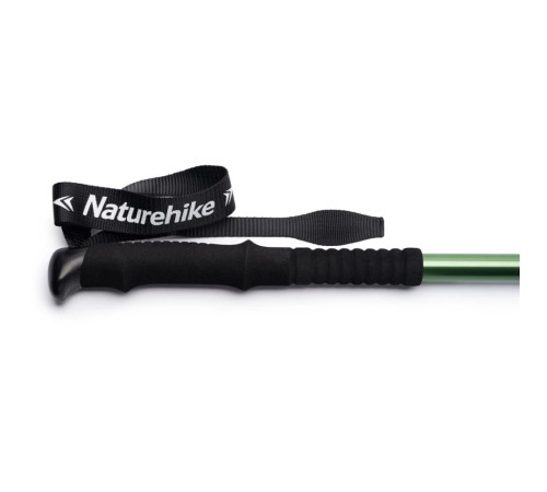 Трекинговая палка Naturehike ST 01 6061 (3-секции) NH17D001-Z (62-135cm) зелёный