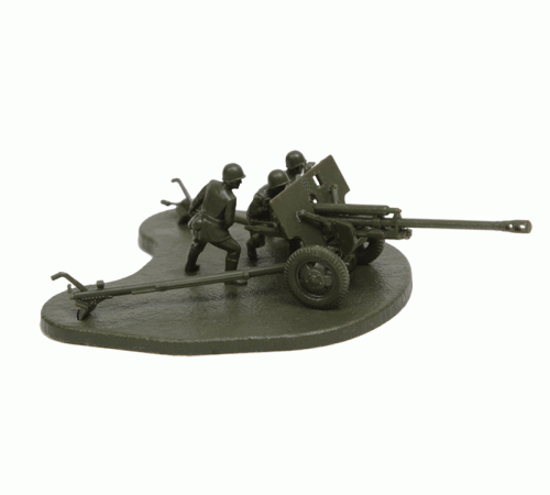 Сборные солдатики ZVEZDA Советская противотанковая пушка ЗИС-3, 1/72