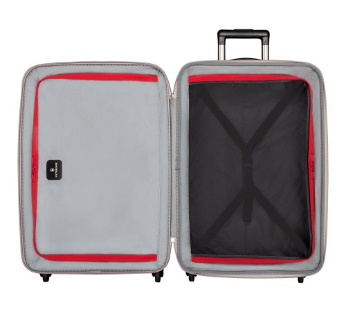 Чемодан VICTORINOX Etherius, чёрный, поликарбонат Bayer, 45x30x67 см, 65 л