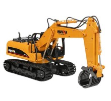 Радиоуправляемый экскаватор c погрузчиком бревен HUI NA TOYS 2.4G 16CH 1/14 RTR