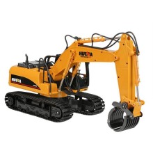 Радиоуправляемый экскаватор c погрузчиком бревен HUI NA TOYS 2.4G 16CH 1/14 RTR