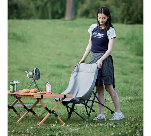 Кресло Naturehike Moon Chair CNK23JU0001 складное серый,6976023929786