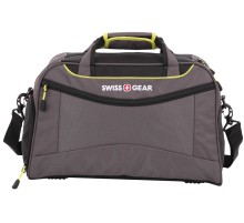 Сумка SWISSGEAR, серый/салатовый, полиэстер 900D, 48х24x30 см, 35 л