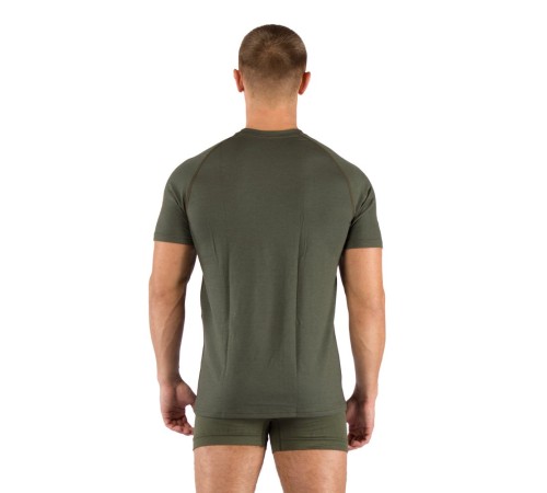 Футболка  мужская Quido/ кор. рукав/ шерсть 160/ зеленый / L, Quido6262L