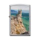 Зажигалка ZIPPO Ласточкино гнездо с покрытием Street Chrome™, латунь/сталь, серебристая, 38x13x57 мм