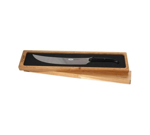 Сабля Laguiole en Aubrac Sabre Champagne Inox Guillochee main Ebene для сабража