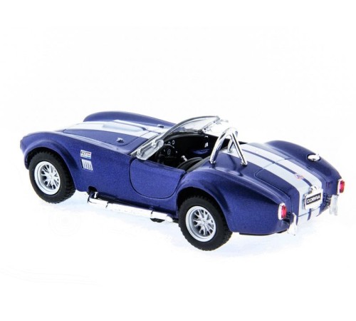 Машина Kinsmart Shelby Cobra 427 1965 инерция (1/12шт.) 1:32 б/к