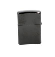 Зажигалка ZIPPO Classic с покрытием Ebony™, латунь/сталь, чёрная с логотипом, глянцевая, 38x13x57 мм