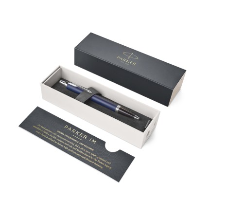 Шариковая ручка Parker IM Matte Blue CT