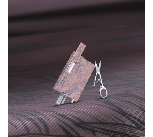 Швейцарская карточка VICTORINOX SwissCard Classic Spring Spirit, 10 функций, розово-сиреневая