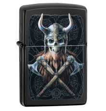 Зажигалка ZIPPO Anne Stokes с покрытием High Polish Black, латунь/сталь, чёрная, 38x13x57 мм