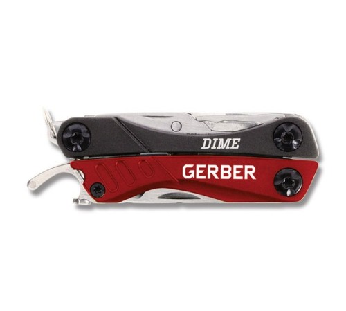 Мультитул Gerber Essentials Dime Micro Tool, красный, (1003723), 31-001040