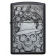 Зажигалка ZIPPO Classic с покрытием Black Matte, латунь/сталь, чёрная, матовая, 38x13x57 мм